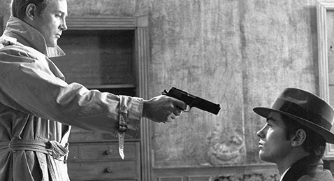 Still image from Le Samouraï.