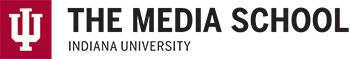 The Media School at indiana University Logo.