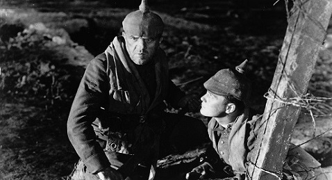 Still image from All Quiet on the Western Front.