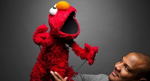 Still image from Being Elmo: A Puppeteer's Journey.