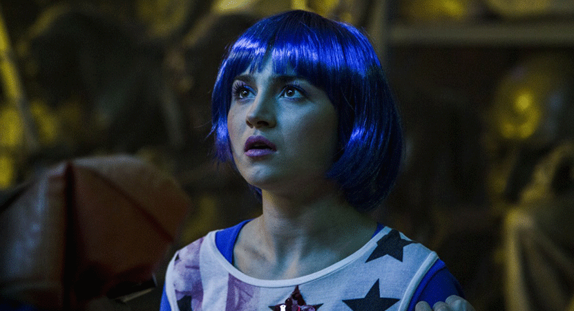 image of a blue haired girl from the film Crystal Swan.