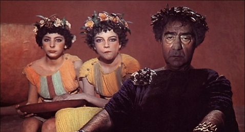 Still image from Fellini-Satyricon.