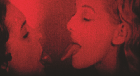 Still image of two women from the program Lust in the Archive.