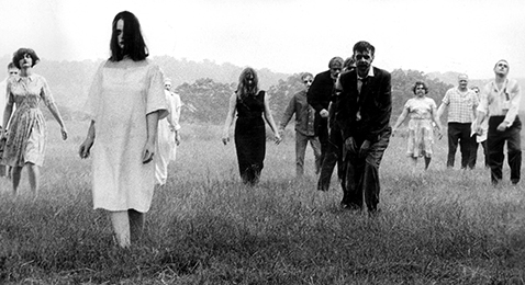 Still image from Night of the Living Dead @ Starlite Drive-In.