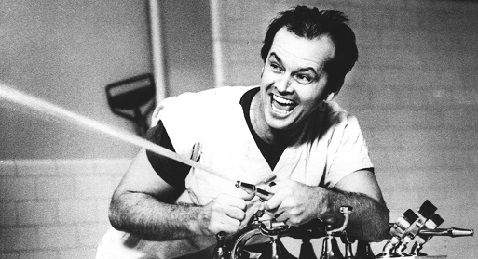 Still image from One Flew Over the Cuckoo’s Nest.
