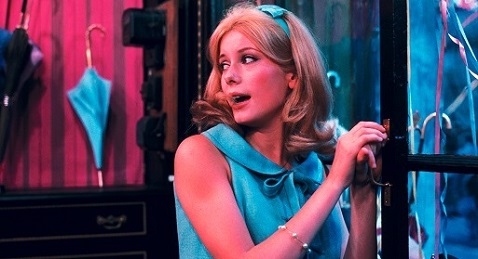 Still image from The Umbrellas of Cherbourg.