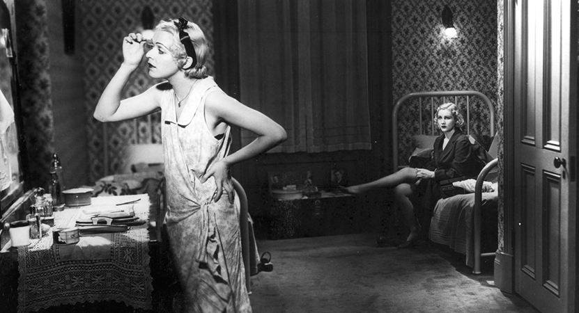 a women gets ready at a mirror from the film Working Girls